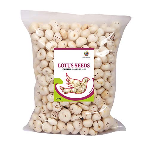 Jioo Organics Lotus Seed Pop / Gorgon Nut Puffed Kernels | Phool Makhana | Fox Nut | 200 g