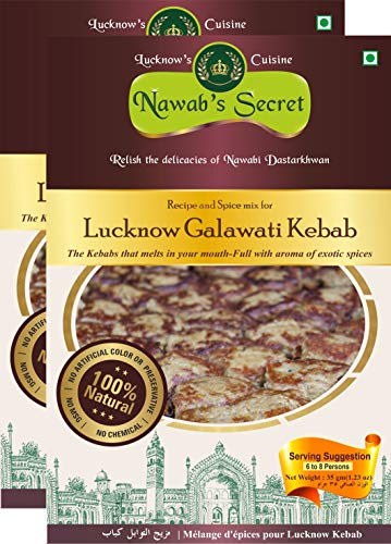 Lucknow Kebab Masala - Indian Spices (Galawati) 40 Gm[Pk Of 2]