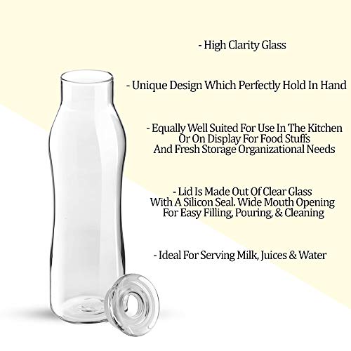 Treo by Milton Evian Glass Bottle 550 ml, 3 image