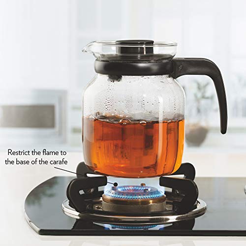 Borosil Carafe Flame Proof Glass Kettle With Stainer 650 ml, 4 image