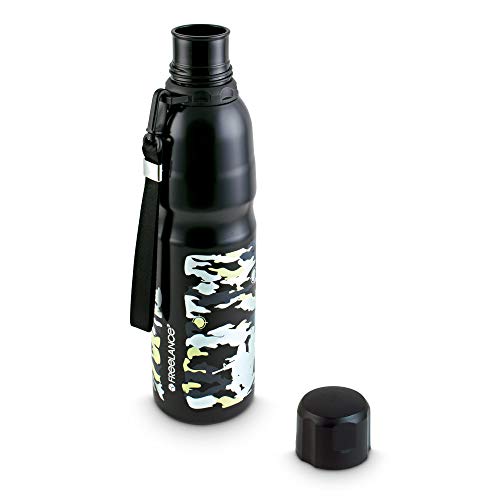Freelance Commando Vacuum Insulated Stainless Steel Flask Water Beverage Travel Bottle 750 ml Black (1 Year Warranty), 2 image