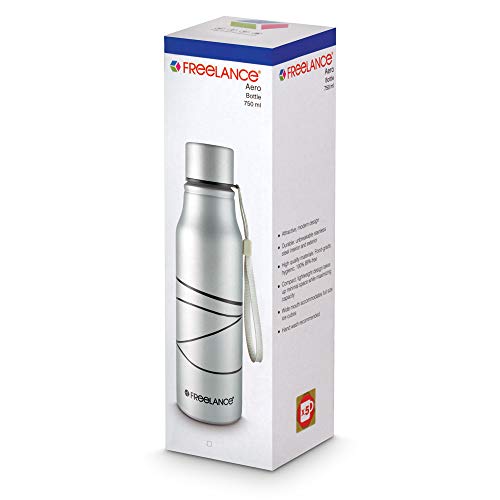 Freelance Aero Non Vacuum Stainless Steel Flask Water Beverage Travel Bottle 750 ml  Yellow, 5 image