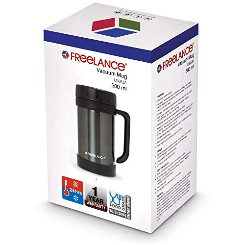 Freelance Blackbird Vacuum Insulated Stainless Steel Flask Mug Water Beverage Cup Travel Tumbler 500 ml Copper (1 Year Warranty), 6 image