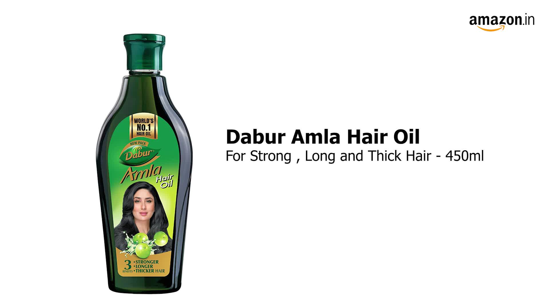 Dabur Amla Hair Oil - for Strong Long and Thick Hair 275ml - the best price  and delivery | Globally