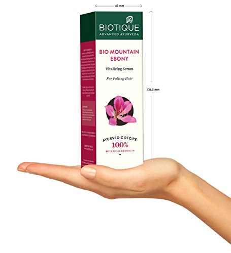 Biotique Bio Mountain Ebony Vitalizing Serum For Falling Hair Intensive Hair  Growth Treatment 120ML And Biotique Bio Dandelion Visibly Ageless Serum 40  ml - the best price and delivery | Globally