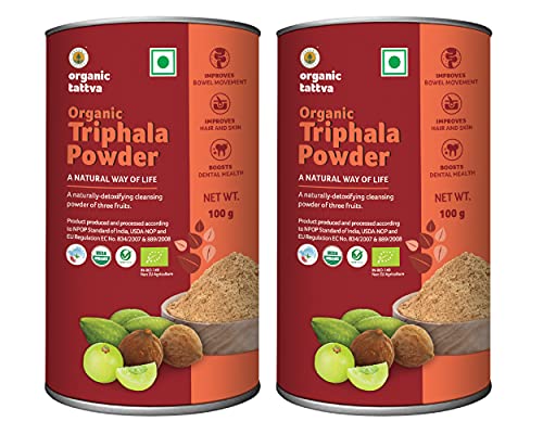 Organic Tattva ï¿½ Organic Triphala Powder 200 Gram | For Gastro Intestinal  Health Wellness | Helps in Weight Loss Dental Hair and Skin Problems - the  best price and delivery | Globally