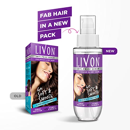 Livon Hair Serum for Women & Men for Dry and Rough Hair | 24-hour  frizz-free Smoothness | with Moroccan Argan Oil & Vitamin E | 100 ml - the  best price and delivery | Globally
