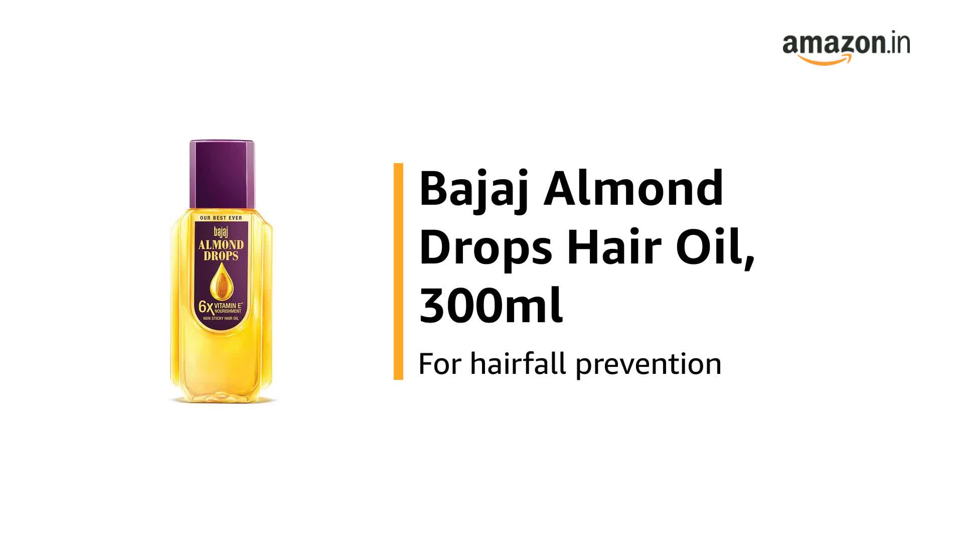 Bajaj Almonds Drops Hair Oil Pack of 1 650ml - the best price and delivery  | Globally