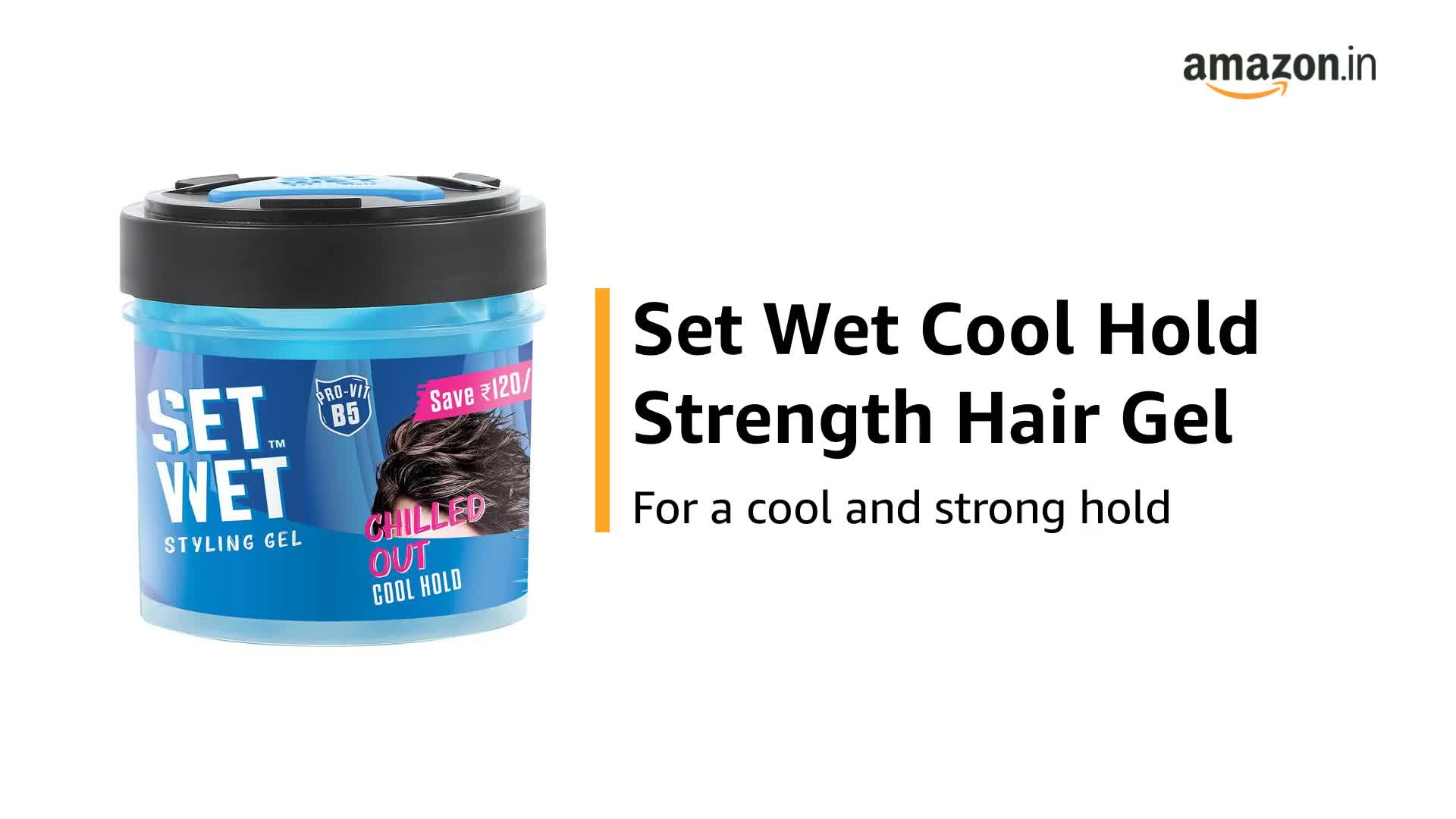 Set Wet Hair Gel for Men Cool Hold 100ml | Medium Hold High Shine | No  Alcohol No Sulphate - the best price and delivery | Globally