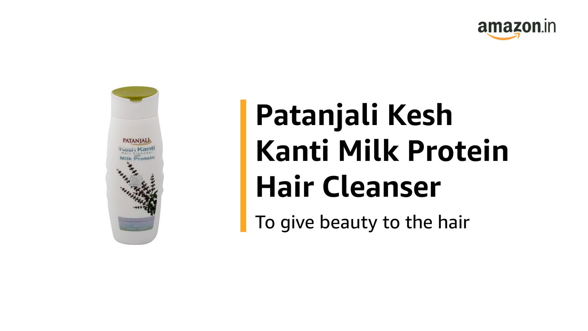 Patanjali Kesh Kanti Milk Protein Hair Cleanser Shampoo 200ml - the best  price and delivery | Globally