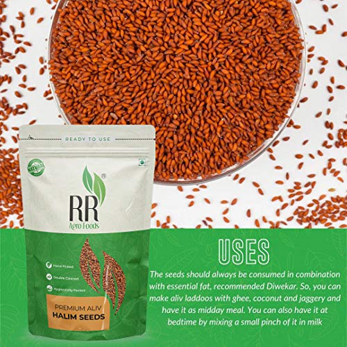 RR Agro Foods Garden Cress Seeds for Eating 500 GMS ( Asaliya / Halam / Aliv Seed) Pack of 1, 4 image