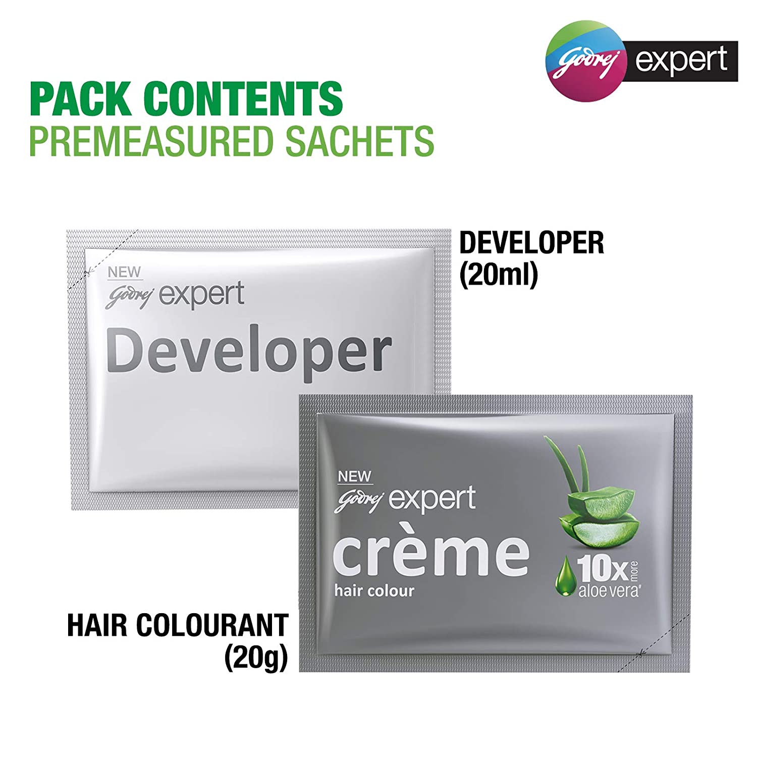 Godrej Expert Rich Creme Hair Colour - Natural Brown  (Pack of 4) - the  best price and delivery | Globally