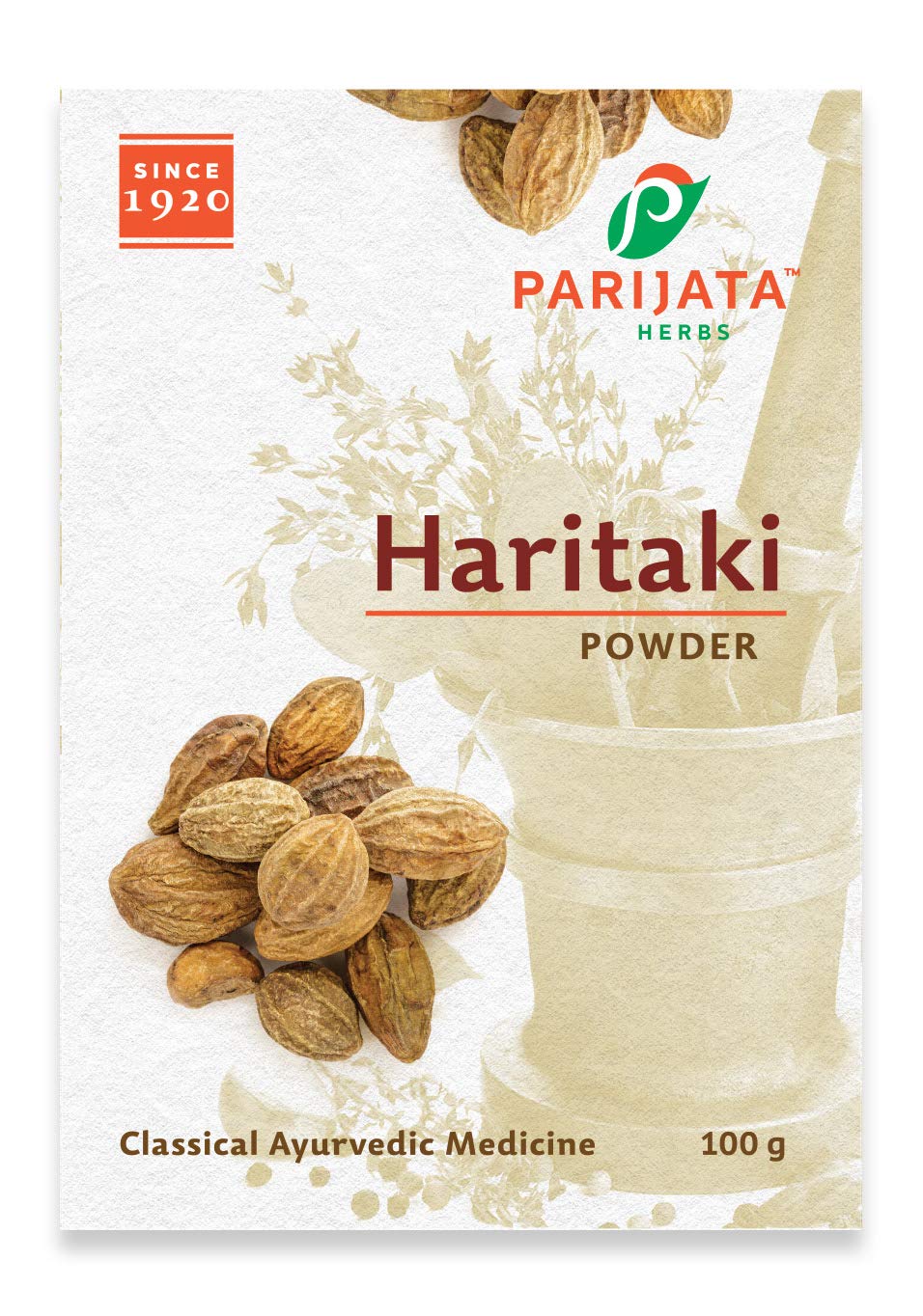 Health & Personal :: Diet & Nutrition :: Supplement :: Parijata Herbs  Haritaki Powder/harada powder - 100gm