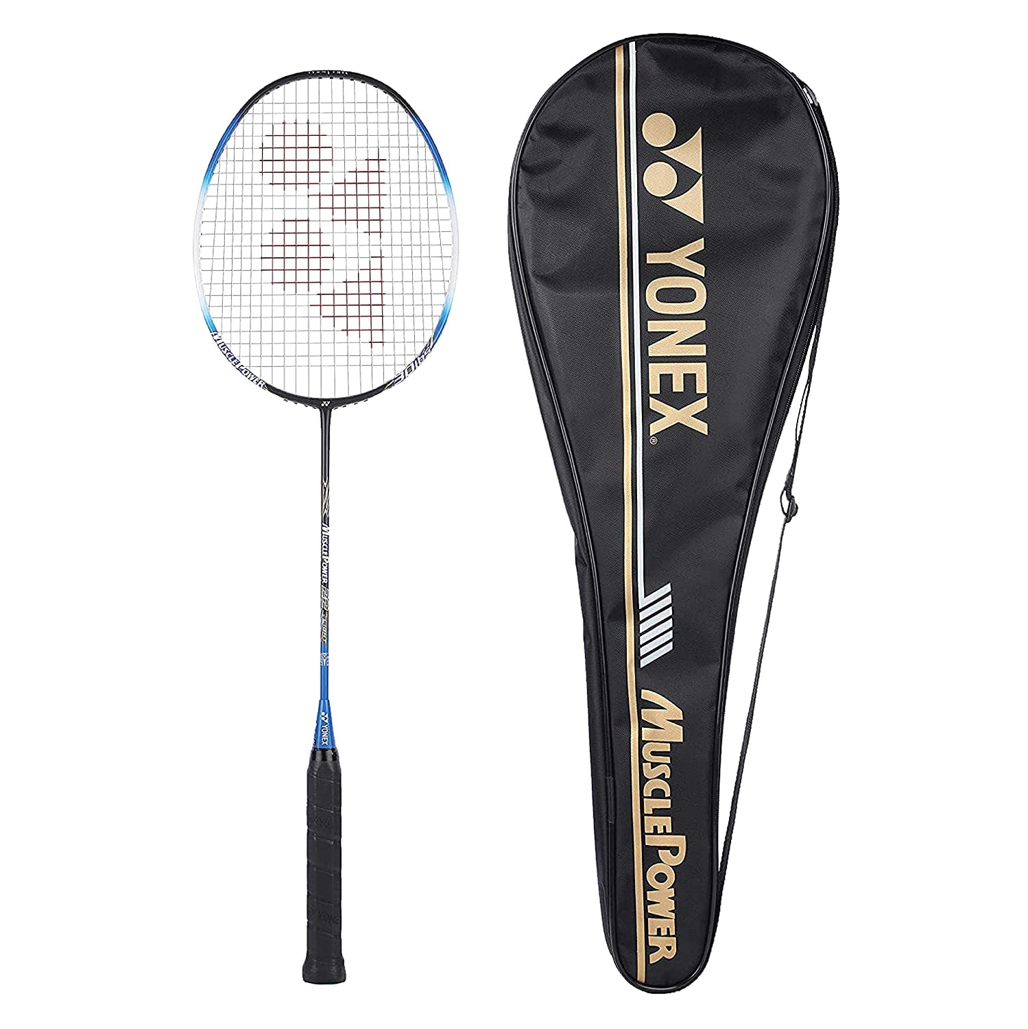 【美品】YONEX VOLTAGE 5s Yonex Muscle Power 22 LT Strung Badminton Racquet, 4U-G5 (Black