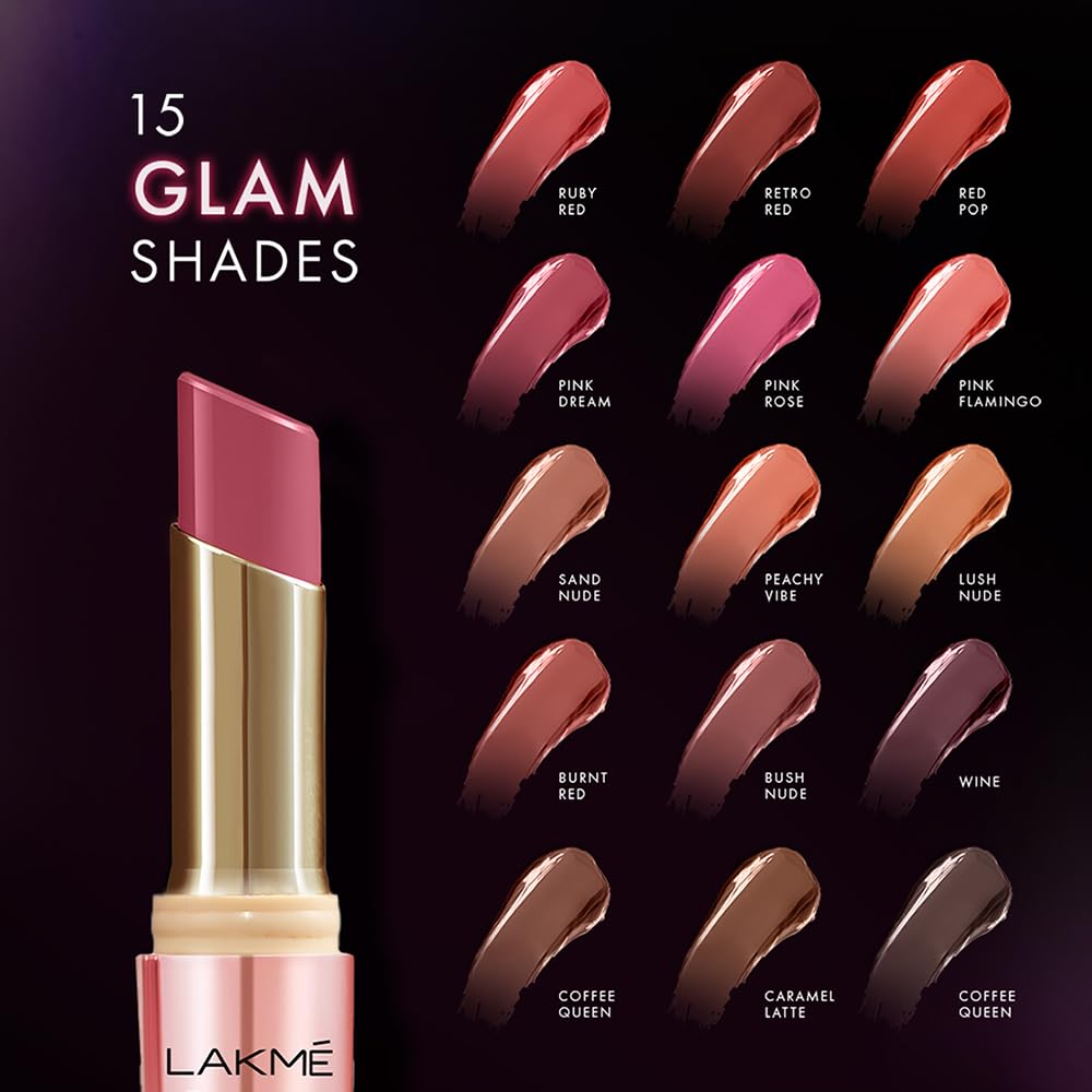 LAKME Glossy Lipstick Nude (High-Shine Finish), image size:1000x1000