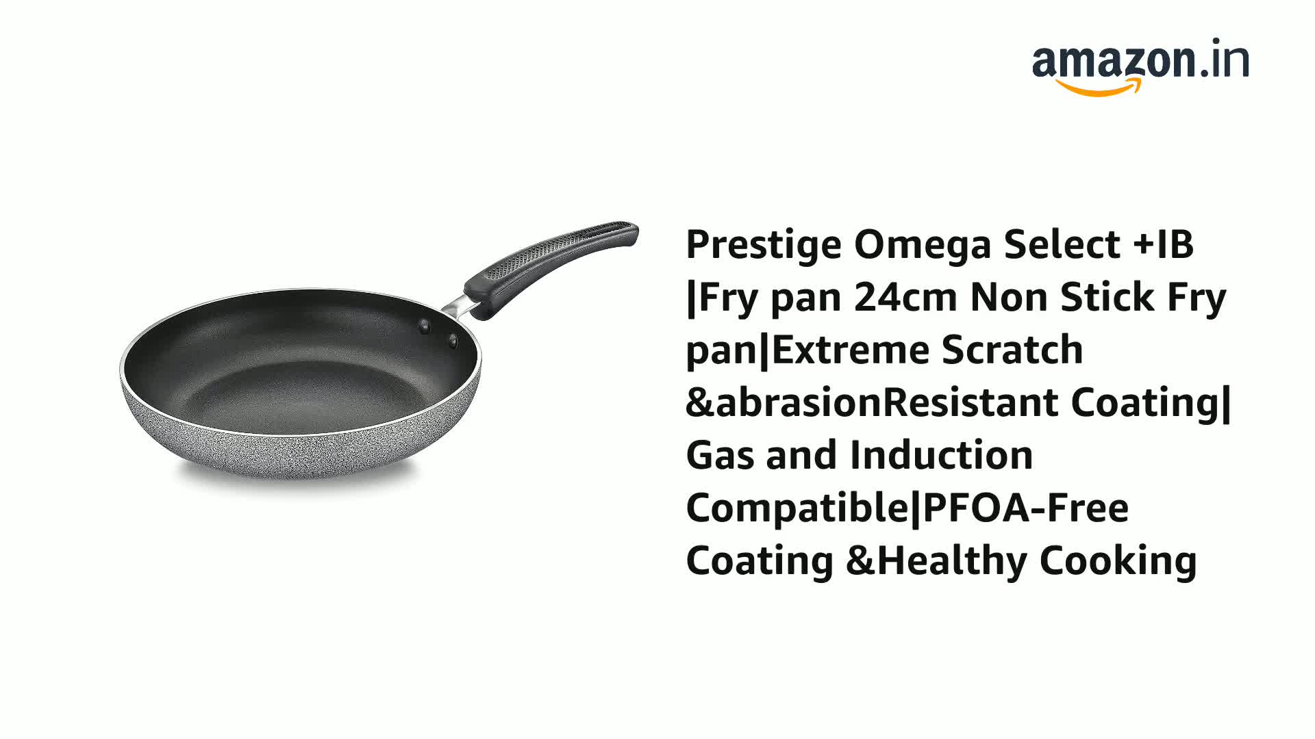 Buy Prestige Aluminium Omega Select Plus IB Non-Stick Fry pan 24