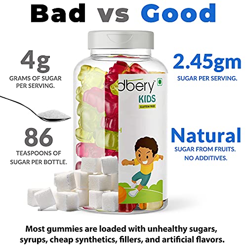 Meadbery Calcium Vitamin D Gummies For Kids For Stronger Bones And Teeth In Children Who Dislike Milk Made In An USFDA Registered Facility Pack of 1 (30), 8 image