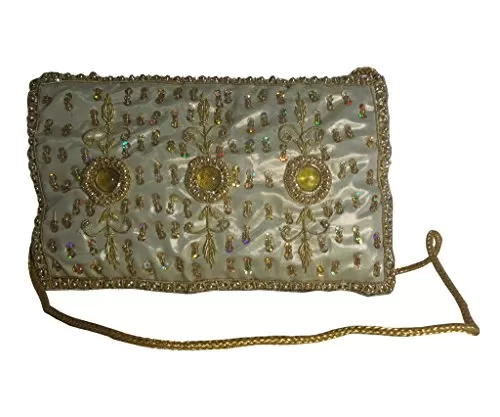 Women's Sling Bag (20x12 cm Golden)
