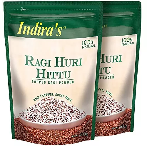 Ragi Huri Hittu (800g 400gx2) Ragi Malt Health Mix Just Add Milk. Finger Millet Mix Powder