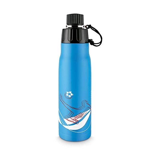 Freelance Sky Non Vacuum Stainless Steel Flask Water Beverage Travel Bottle 700 ml Blue