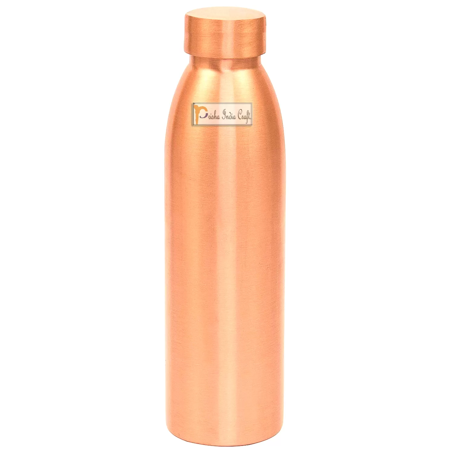 Seam Less Pure Copper Water Bottle New Style Storage Water, Travel Essential, Yoga, Copper Bottles | Capacity 1000 ML