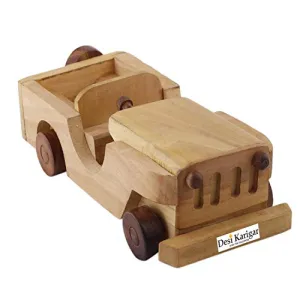 Beautiful Wooden Classical Vintage Open car Toy showpiece