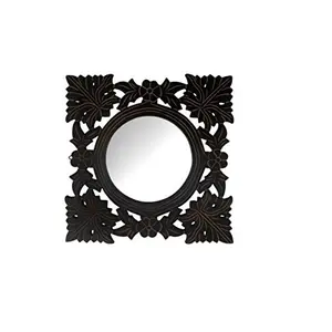 Wooden MDF Decorative Hand Carved Wall Mirror