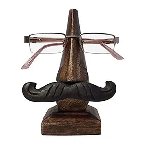 Handmade Wooden Nose Shaped Spectacle Holder