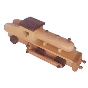 Wooden Toy Engine ( Yellow )
