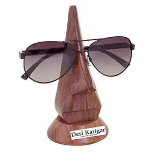 Wooden Nose Shaped Spectacles Stand/Glasses Holder/Specs Stand/Goggles Stand