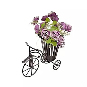 Iron Rickshaw & Flower Stand/Flower Vase