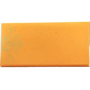 Recycled Paper Handmade Gifting (Sagan) Envelopes-Designer-Orange (Pack of 5 Envelopes)