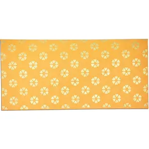 Recycled Paper Handmade Gifting (Sagan) Envelopes-with Stick-Orange (Pack of 5 Envelopes)