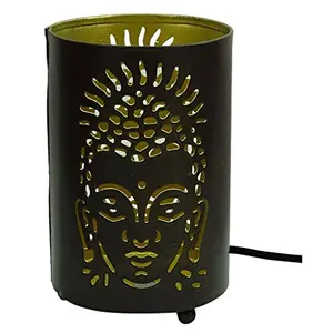 Candle Votive - Buddha Etched - Electric - Brown
