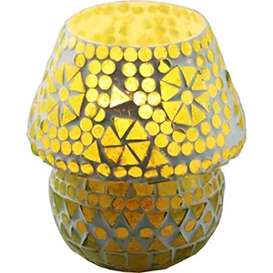 Glass Mosaic Table Lamp Multi Color G-55