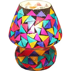 Glass Mosaic Table Lamp Multi Color -33