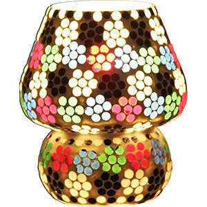 Glass Mosaic Table Lamp Multi Color G-92
