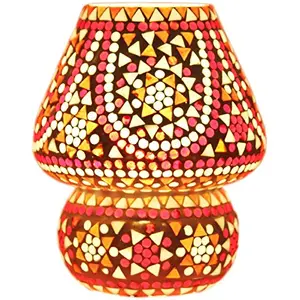 Glass Mosaic Table Lamp Multi Color G-95