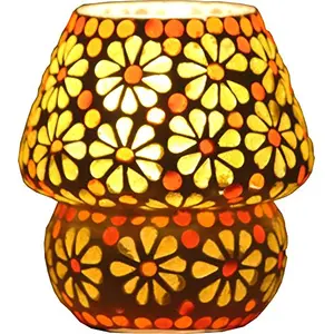 Glass Mosaic Table Lamp Multi Color G-81