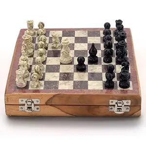 Real Makrana Marble Chess Board Handicraft (106 White)