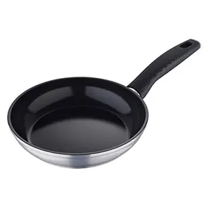 BERGNER Carbon TT - Forged Aluminium Non-Stick Frypan with Induction Base (26cm Metallic Grey)