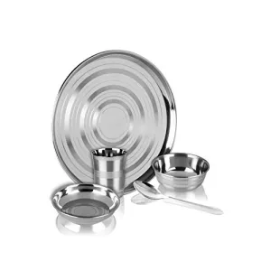 Anjali Stainless Steel Dinner Set 5 Pieces