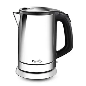 Pigeon by Stovekraft Zen Kettle with Stainless Steel Body 1.8 litres with 1500 Watt Boiler for Water Milk Tea Coffee Instant Noodles Soup etc