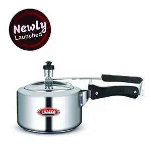 Inalsa Primo 3 Litre Presure Cooker with Outer Lid (Silver)