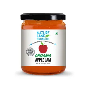 Natureland Organics Apple Jam 250 Gm - Healthy Organic Jams