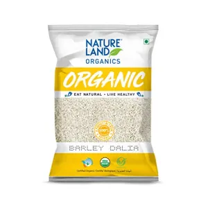 Natureland Organics Barley Dalia 500 Gm - Organic Dalia