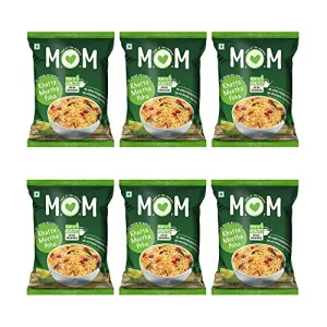 MOM - MEAL OF THE MOMENT Instant Khatta Meetha Poha Pouch 6 x 80 g with Combo
