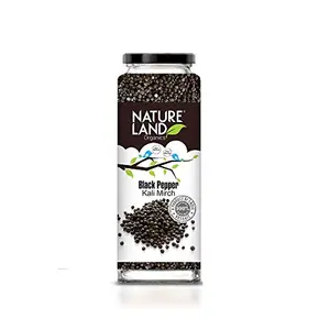 Natureland Organics Black Pepper / Kali Mirch 100 gm - Organic Spices