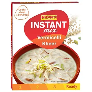 NILON'S Vermicelli Kheer Instant Mix 125 g (Pack of 2) | Payasam Kheer Mix | Authentic Seviyan Kheer Instant Mix | Ready in Minutes