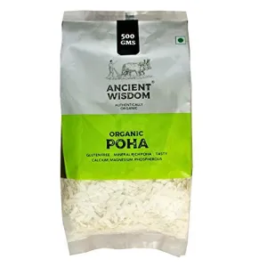Organic Poha/ beaten rice 500 GM (17.64 OZ)